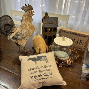 Lot of 6 Farm House Decor